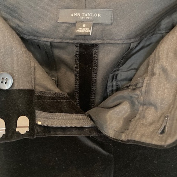 Ann Taylor Velvet ankle pant - Picture 3 of 5